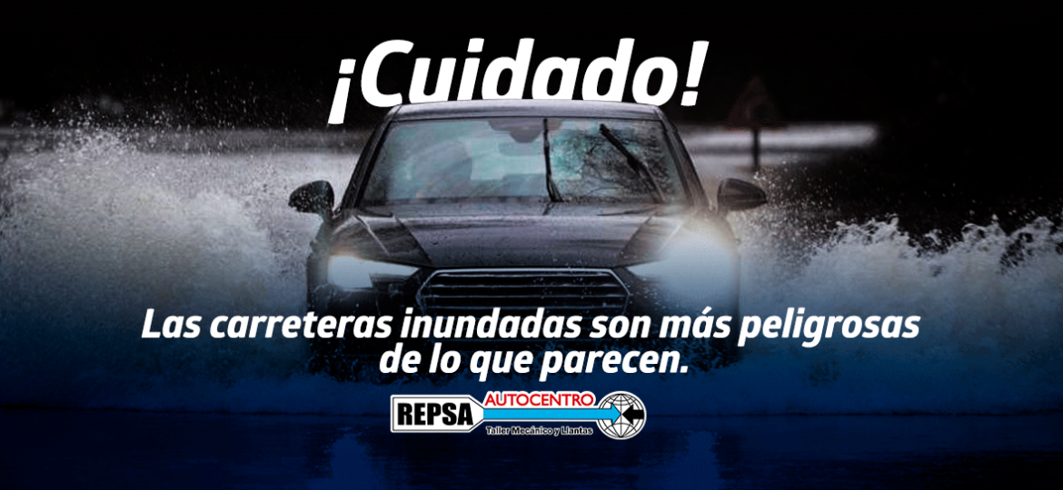 carreteras inundadas
