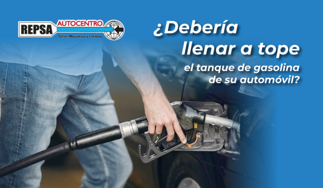 Debería llenar a tope el tanque de gasolina de su automóvil